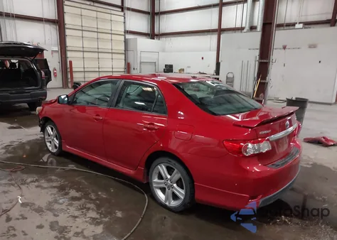 2013 Toyota Corolla S from USA, damaged, VIN 2T1BU4EE6DC102553